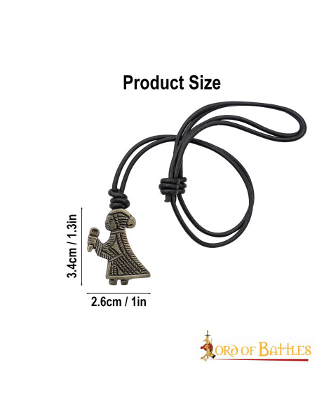 Viking Valkyrie hanger (3,4x2,6 cm.)