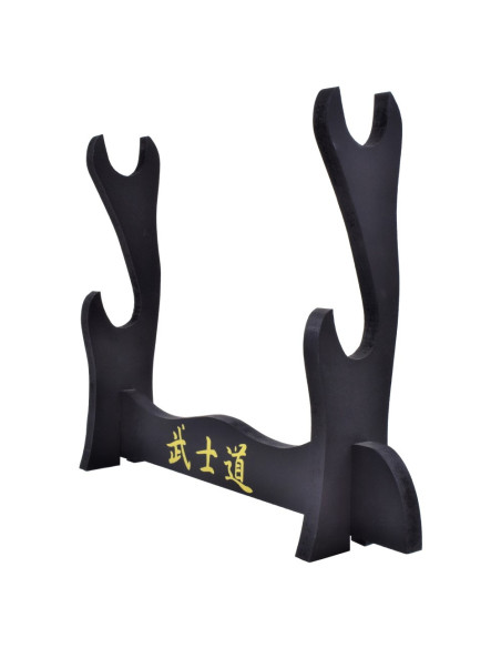 Expositor de sobremesa para 2 katanas
