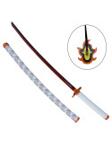 Katana ild fra Rengoku Kyojuro fra Kimetsu No Yaiba (97 cm.)