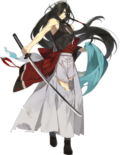 Katana af Izuminokami Kanesada fra Touken Ranbu (96 cm.) 2