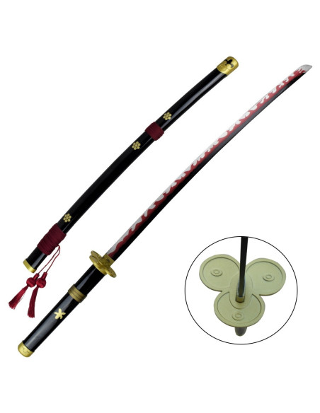 One Piece Enmas sorte katana (97 cm.)