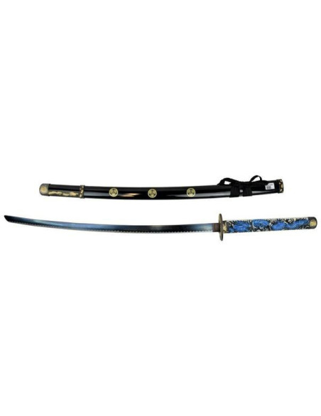 Decoratieve katana de blauwe draak...