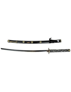 Decoratieve katana de zwarte draak (95 cm.)