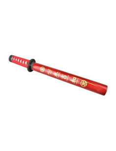 Rode sier Japanse tanto (42,5 cm.)