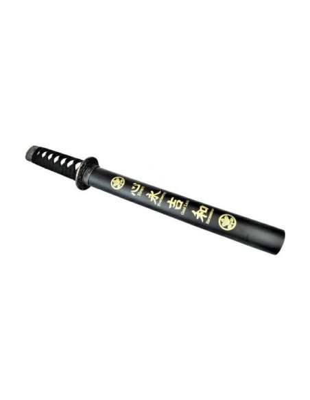 Zwarte sier Japanse tanto (42,5 cm.)