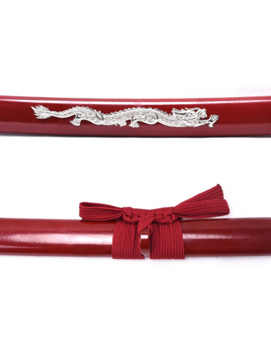 Sier Katana Diamant Draak (103 cm.)