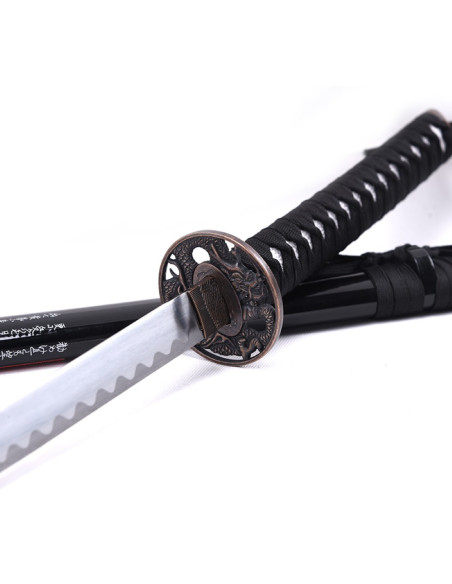Samurai ornamental katana med sort...