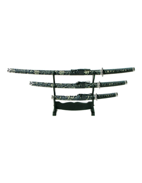 Set ornamental con Katana, wakizashi... Set ornamental con Katana, wakizashi...
