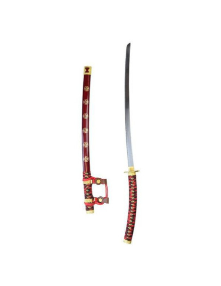 Decoratieve Japanse tachi - rood (100...