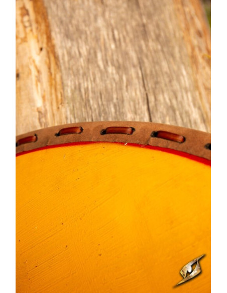 Gastir Viking Shield til LARP (gul-rød)