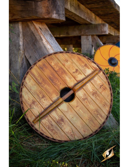 Gastir Viking Shield til LARP (gul-rød)