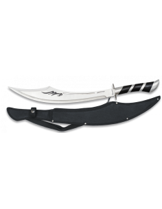 Fantasie Kromzwaard met schede (62,50 cm.)