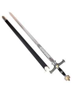 Espada decorativa Rey Salomón, con vaina (123 cm.)