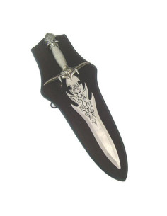 Fantastische dolk met ophangplank (44 cm.)