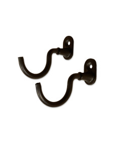 Soportes para colgar katanas en pared, acabado negro