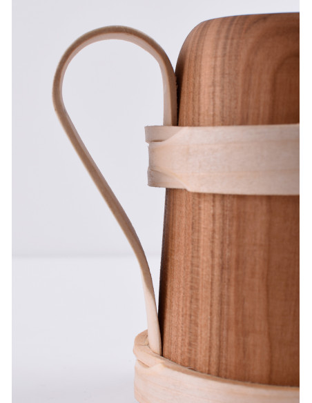 Middeleeuwse houten bierpul (0,5 l.)