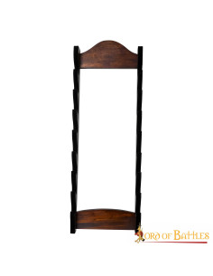 Soporte de pared para 8 espadas y hachas (94,5x33,3 cm.) 2