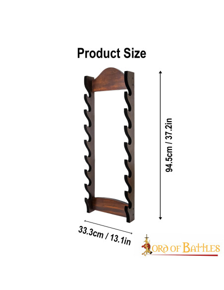 Wandhalterung für 8 Schwerter und...