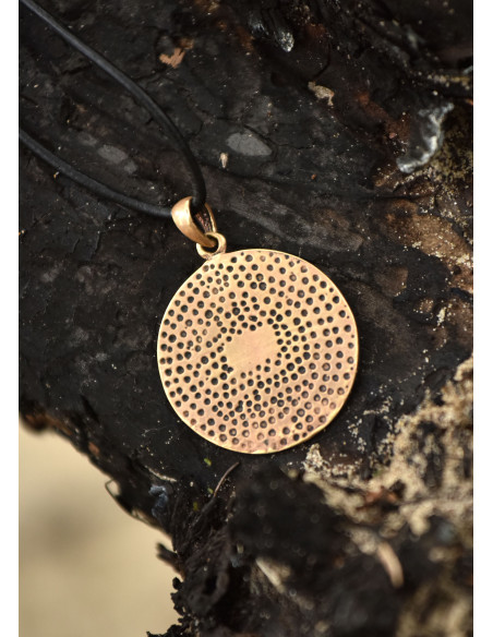 Colgante Vikingo Vegvísir en bronce