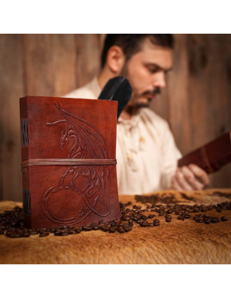 Keltisches Drachenleder-Tagebuch...