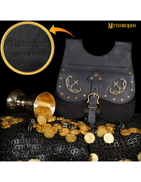 Bolsa medieval, tipo riñonera, en... Bolsa medieval, tipo riñonera, en...