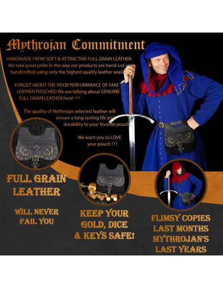 Middelaldertaske, fanny pack type, i...