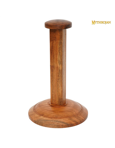 Houten helm display standaard (38 cm.)