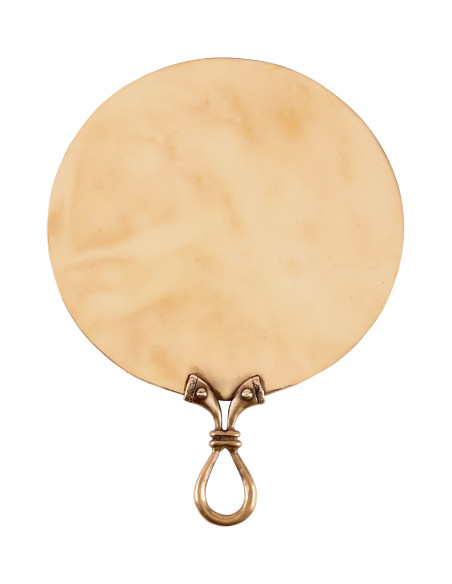 Keltische spiegel in messing (18x13,5...