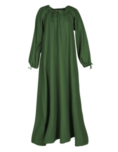 Túnica Medieval Ana, manga larga - Verde