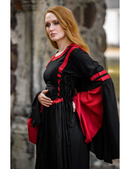 Mittelalterkleid Isolde, mit Kapuze Mittelalterkleid Isolde, mit Kapuze