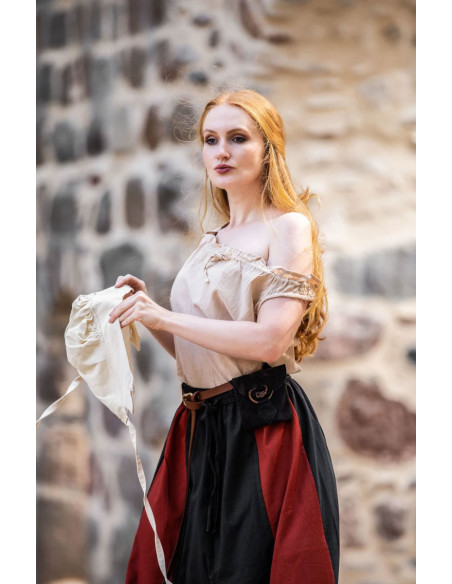 Middeleeuwse mouwloze blouse Adele,...