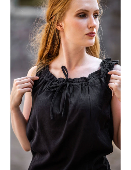 Adele mouwloze middeleeuwse blouse,...