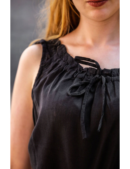 Adele mouwloze middeleeuwse blouse,...