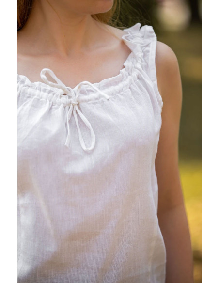 Blusa medieval sin mangas Adele,...