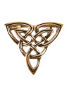 Keltisk Triquetta fibula i bronze (2,9 cm.)