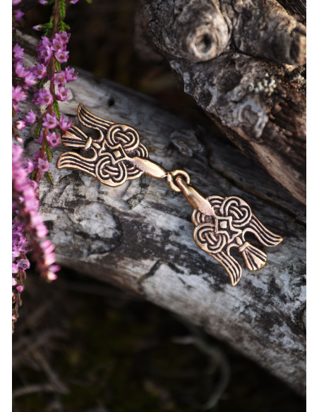 Viking Hugin og Munin kappebroche, i...