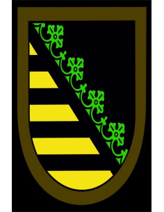 Estandarte medieval amarillo-verde