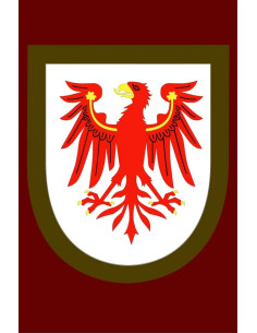 Mittelalterliche Standarte Roter Adler