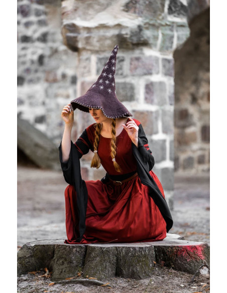 Stjernemodel heksehat, brun farve