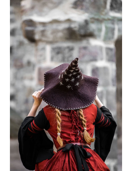 Sombrero de bruja modelo Star, color... Sombrero de bruja modelo Star, color...