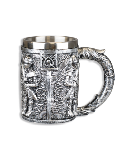 Taza Guardianes Templarios en resina (12.3 x 9.2 x 15 cm)