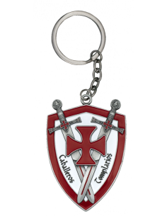 Llavero Espadas Cruzadas de los Caballeros Templarios