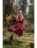 Halvor middelaldertunika, rød farve