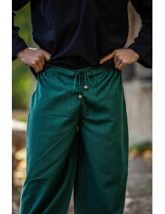 Gerold middeleeuwse broek, groene kleur 2