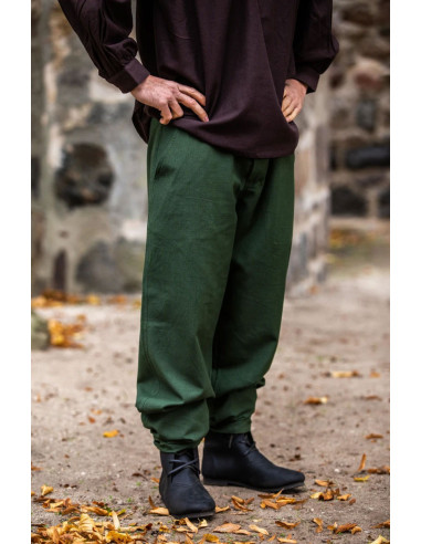 Pantalón medieval verde suave