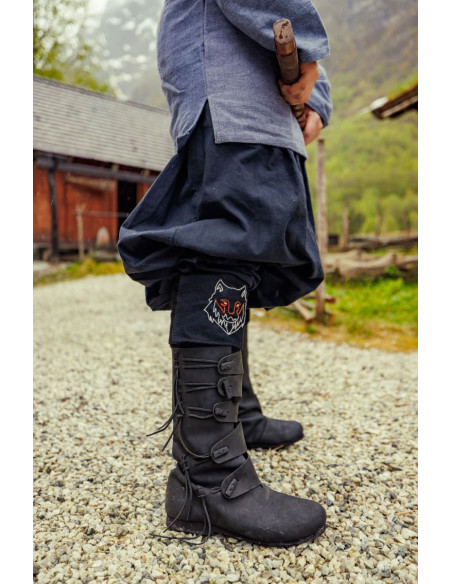 Viking katoenen Norman broek, zwart Viking katoenen Norman broek, zwart