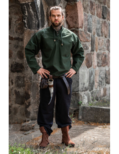 Dirk middeleeuwse broek, zwarte kleur