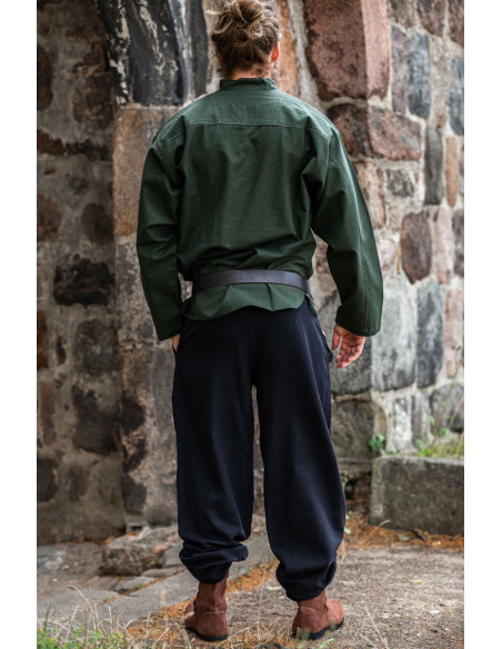 Pantalones medievales Dirk, color negro