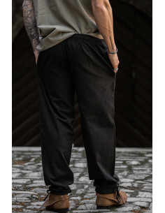 Arvo middeleeuwse broek, zwarte kleur 2