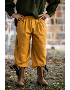 Pantalón pirata Vincent, color marrón miel